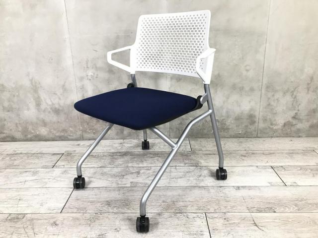 【中古】FM-345 FM-345WS ウチダ（UCHIDA) ネスティングチェア