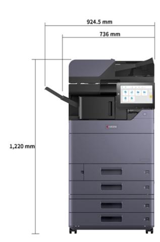 【中古】TASKalfa  京セラ(KYOCERA) カラー複合機(コピー機)