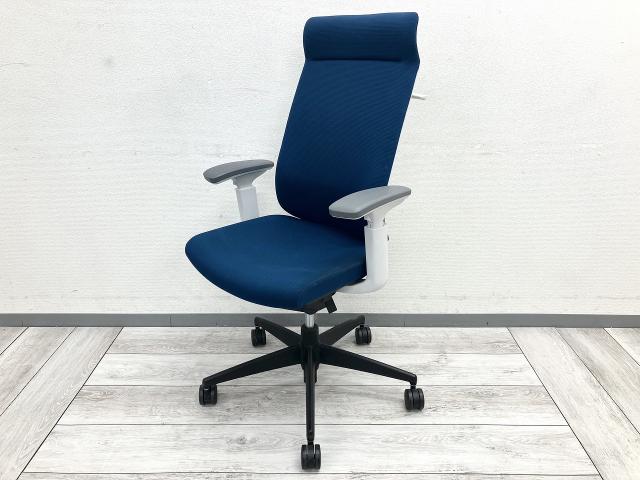 【中古】ウィザード2 CRS-G1824E1 コクヨ（KOKUYO） 肘付ハイバックチェア