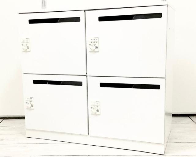【中古】エディアロッカー SNN-R043DMT-SAW1 コクヨ（KOKUYO） 4人用パーソナルロッカー