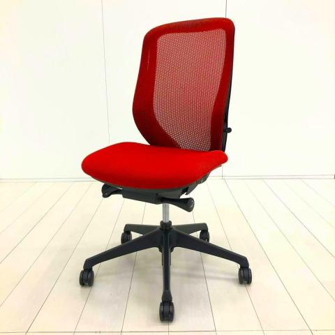 【中古】シルフィーメッシュ  オカムラ（okamura） 肘無ハイバックチェア