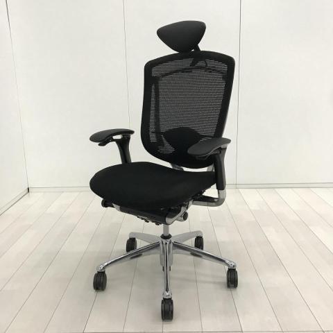 【中古】コンテッサチェア CM52AB　FBF1 オカムラ（okamura） 肘付ハイバックチェア