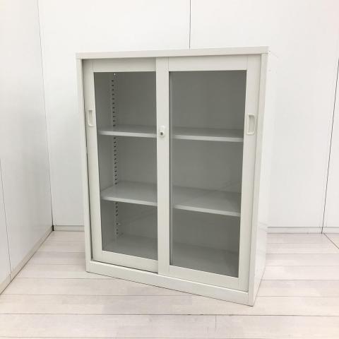 【中古】その他シリーズ ANW-34G 生興 ローキャビネット／両開き