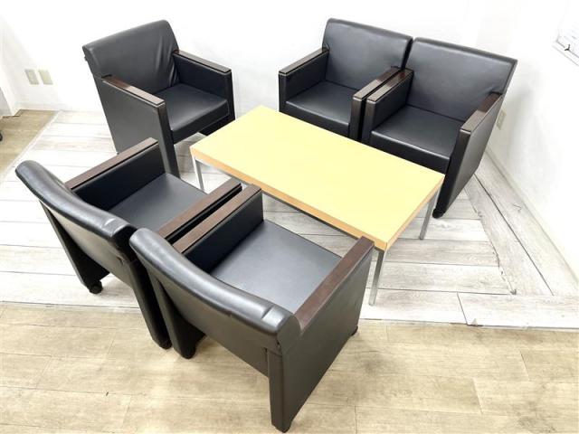 【中古】その他シリーズ  オカムラ（okamura） 応接セット一式