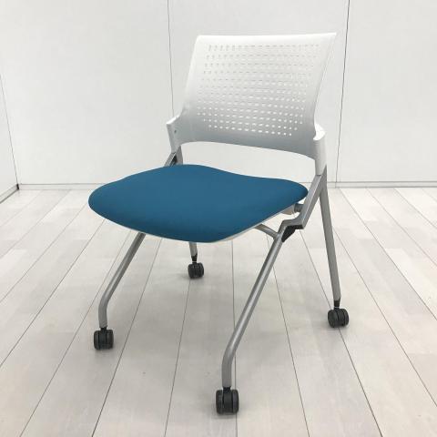 【中古】モノンチェア KLD210GB Z5W9A3 イトーキ（ITOKI） ネスティングチェア