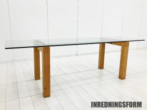 Inredningsform Sweden / インレッドニングスフォーム スウェーデン　ガラスダイニングテーブル　北欧　W2300