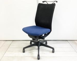【在庫入替セール品！】オカムラ（okamura）ヴィスコンテチェア　■色：ブルー座面　ブラックシェル　コートハンガー付き！/オススメ(おすすめ) /人気商品【T4】