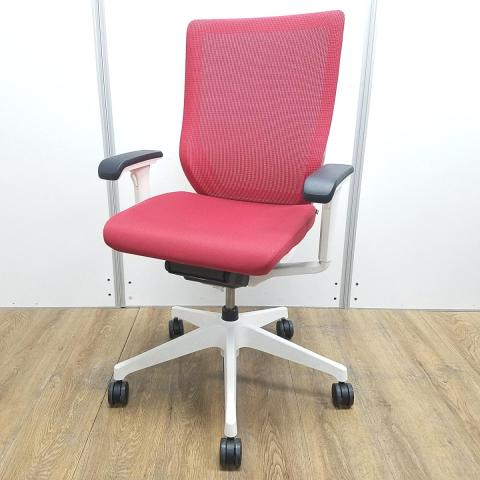 【中古】ミレッザ ロッキング有  イトーキ（ITOKI） 肘付ハイバックチェア