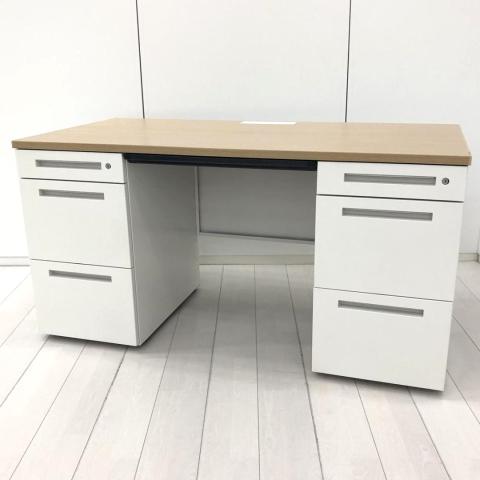 【中古】CZRデスク CZR-147BAS-998 イトーキ（ITOKI） 両袖机