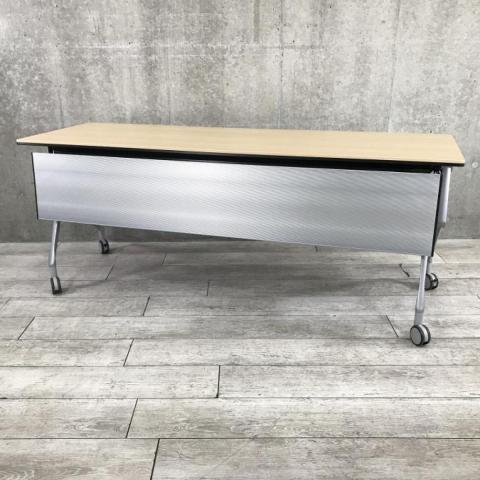 【中古】インターアクトNT  オカムラ（okamura） スタックテーブル(長机/折りたたみ/会議用)