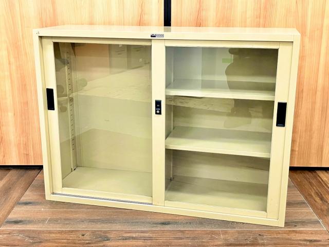 【中古】その他シリーズ  プラス（PLUS） ローキャビネット／引き違い