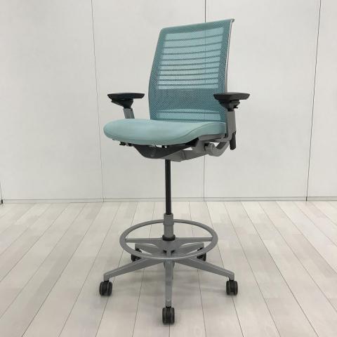 【中古】シンクチェア（新モデル）  Steelcase（スチールケース） 肘付ハイバックチェア