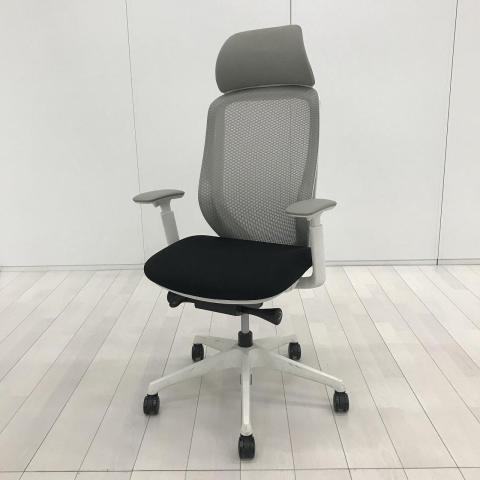 【中古】シルフィーメッシュ C635XW 1098 オカムラ（okamura） 肘付ハイバックチェア