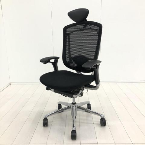 【中古】コンテッサチェア  オカムラ（okamura） 肘付ハイバックチェア