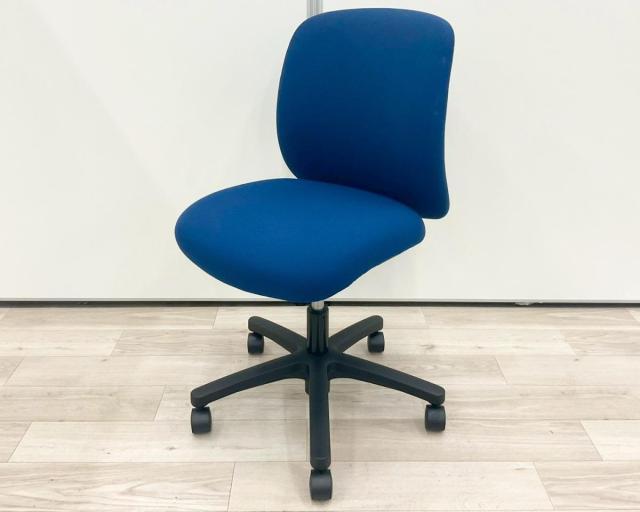 【中古】ボニートチェア KT-140GK-T1N4 イトーキ（ITOKI） 肘無ローバックチェア