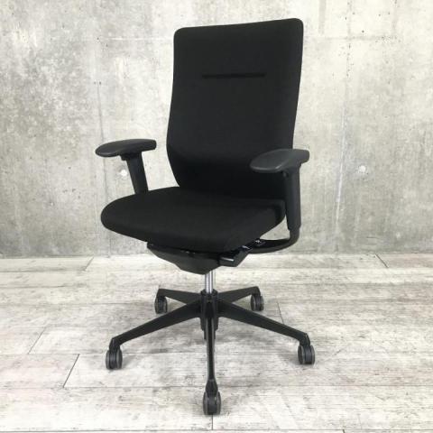 【中古】コーラルチェア  オカムラ（okamura） 肘付ハイバックチェア