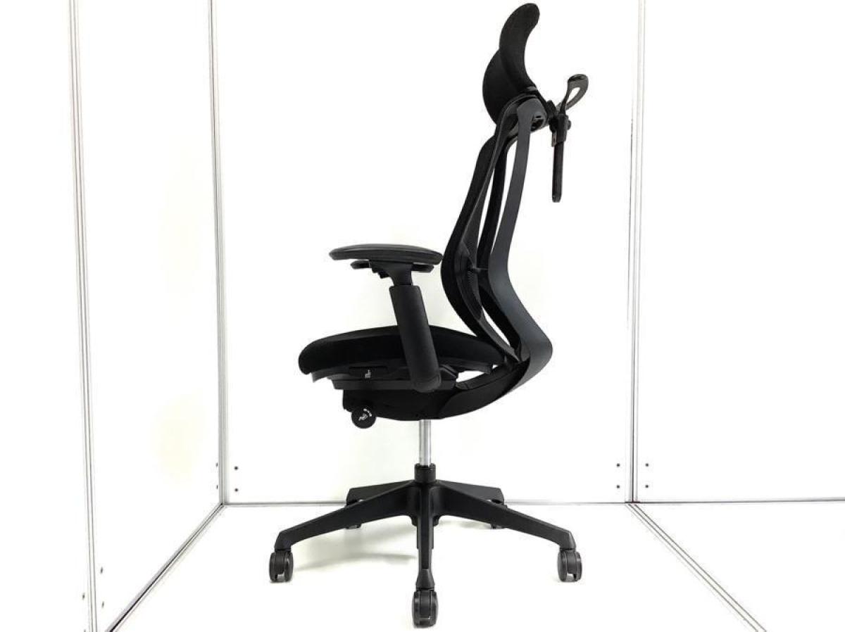 中古】シルフィーメッシュ オカムラ/okamura 肘付ハイバックチェア 