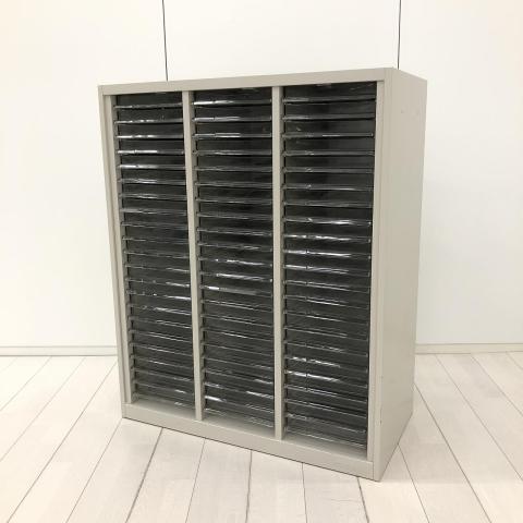 【中古】42シリーズ 4203FS　Z13 オカムラ（okamura） ローキャビネット／クリスタルトレー