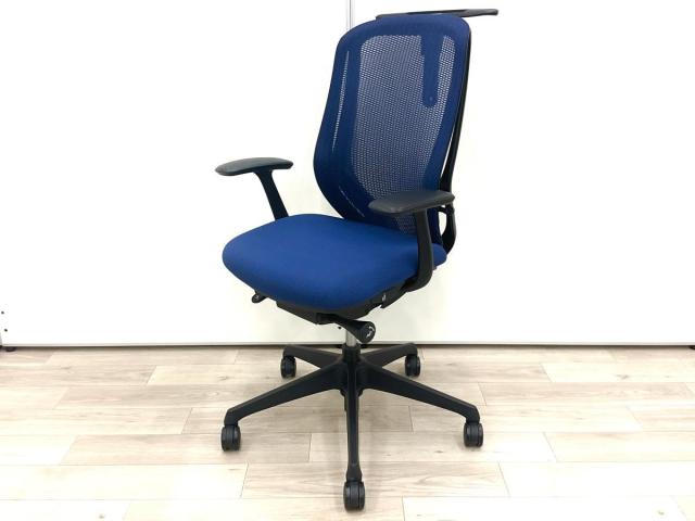 【中古】シルフィーメッシュ  オカムラ（okamura） 肘付ハイバックチェア