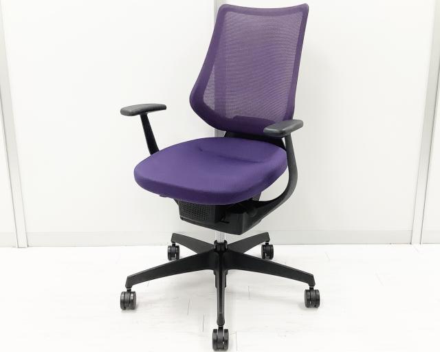 【中古】イング バーチカル 樹脂 CRS-G3402 E6 コクヨ（KOKUYO） 肘付ハイバックチェア