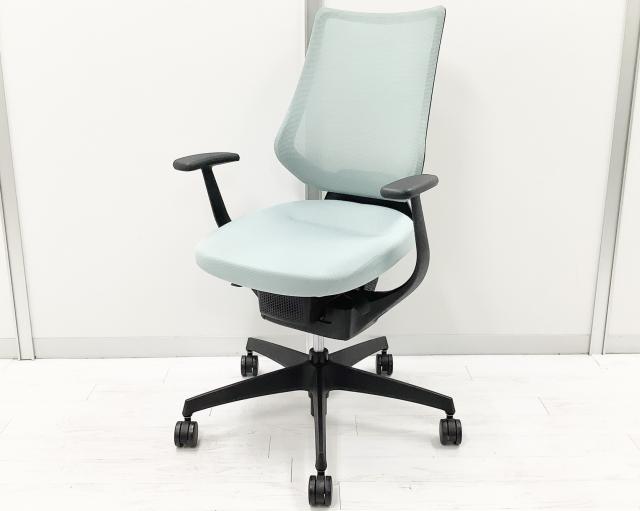 【中古】イング バーチカル 樹脂 CRS-G3402 E6 コクヨ（KOKUYO） 肘付ハイバックチェア