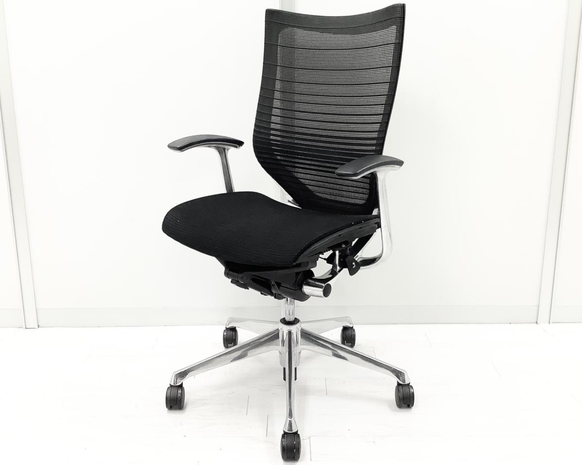 【カスタム品】オカムラ　バロン　ブラック　デザインアーム　ハイバック 　シルバーフレーム　　グラデーションサポートメッシュ
                        バロンチェア
                                    中古
            