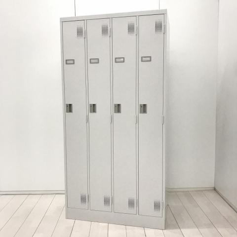 【中古】TLKロッカー TLK-S4 豊国工業 4人用更衣ロッカー