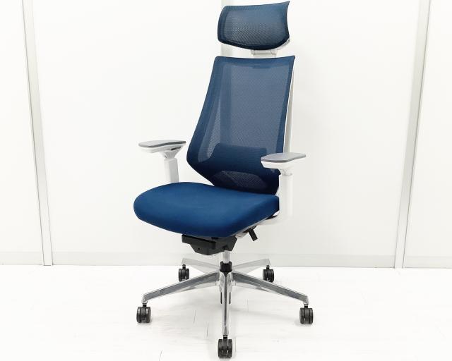 【中古】デュオラ メッシュ CRS-G3000E1N コクヨ（KOKUYO） 肘無ハイバックチェア