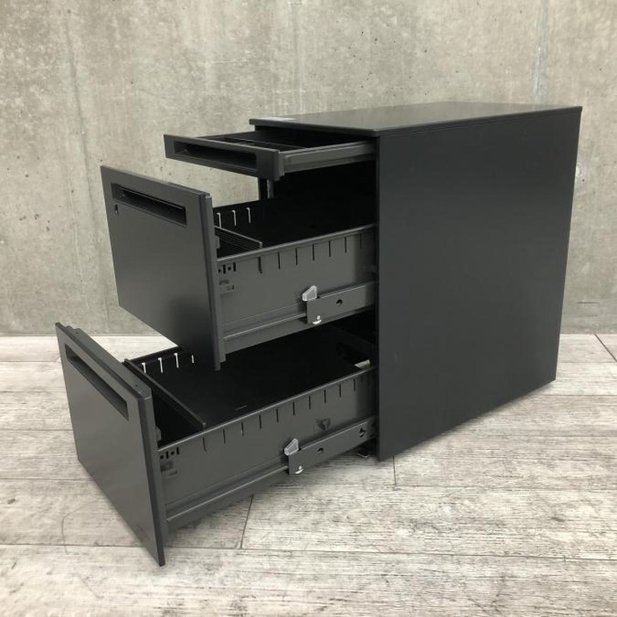 中古】プロユニット オカムラ/okamura ワゴン3段 587725 - 中古