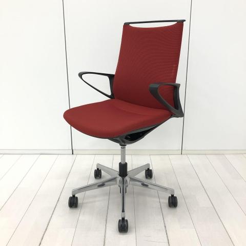 【中古】モード CA25BR FSF9 オカムラ（okamura） 肘付ミドルバックチェア