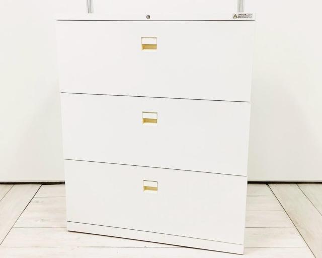 【中古】SAデュオライン 4B3SZC ZA75 オカムラ（okamura） ローキャビネット／ラテラル