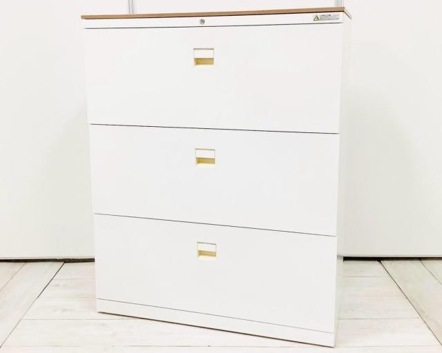 【中古】SAデュオライン 4B3SZC ZA75 オカムラ（okamura） ローキャビネット／ラテラル