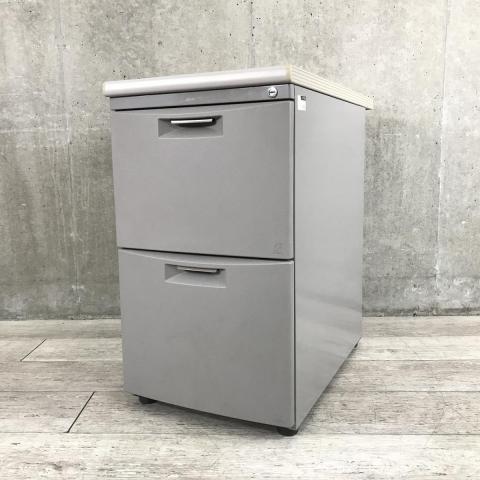 【中古】CZシリーズ CZN-047LB-WE イトーキ（ITOKI） 脇机2段