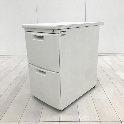 【中古】CZシリーズ CZN-047LBB-W9W9 イトーキ（ITOKI） 脇机2段