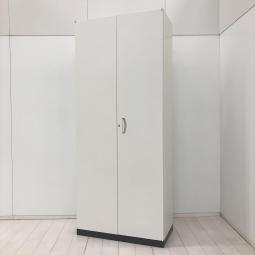 【在庫入替セール品！（本在庫限定価格）】【豊富な収納スペースでオフィス書類をスッキリ整理！】■生興(SEIKO)製　両開き書庫　ハイキャビネット　H2160㎜　■シリンダー錠　■ホワイト　※搬入経路にご注意ください　【弊社使用欄：A01046748】【HU】