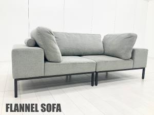 FLANNEL SOFA/フランネルソファ　PLACE / プレイス 3人掛けソファ　グレー　北欧