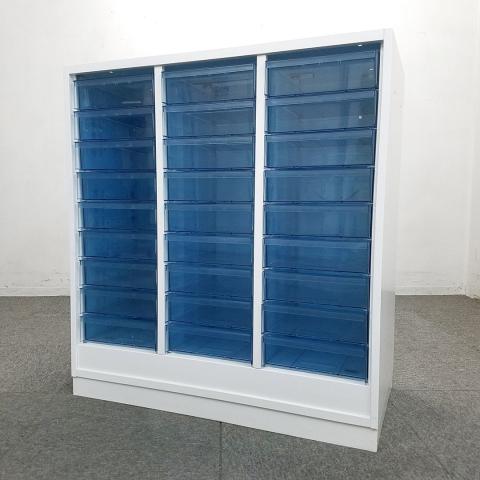 【中古】エディア  コクヨ（KOKUYO） ローキャビネット／クリスタルトレー