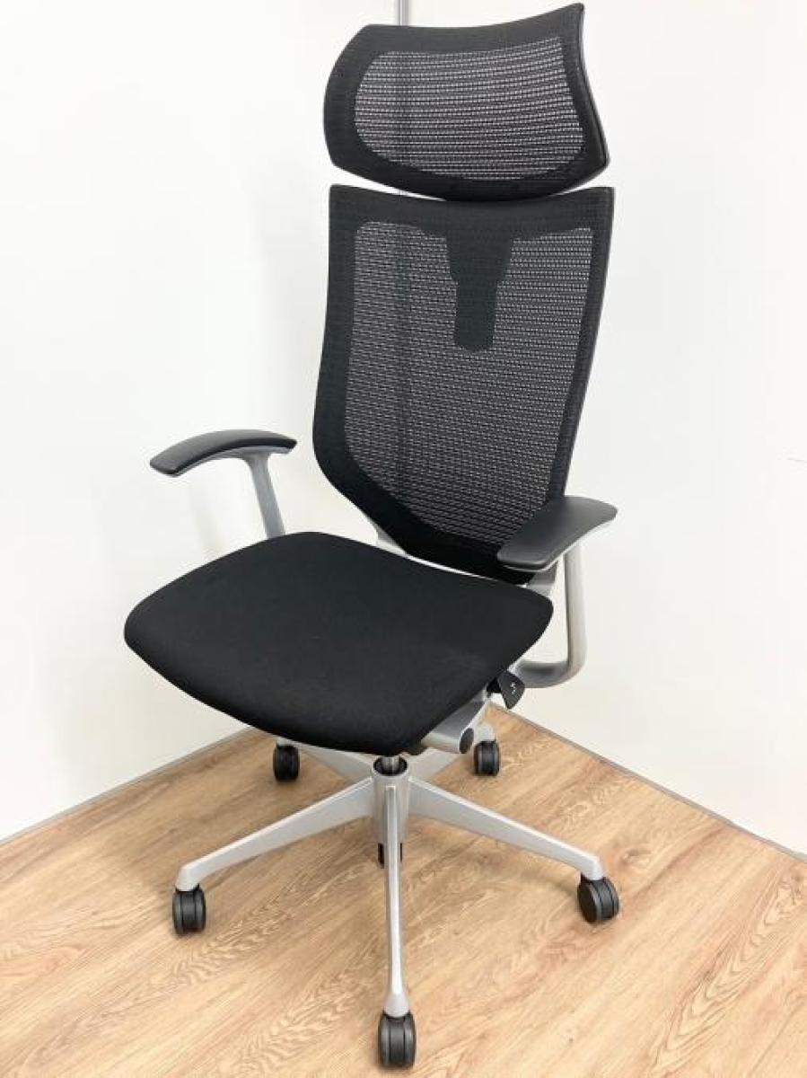 【座面クッション】スタンダードメッシュ ブラックフレーム アームレスト付き ヘッド付きオススメ(おすすめ) 大人気 ・Okamura/オカムラ ・Baron/バロン
                        バロンチェア
                                    中古
            