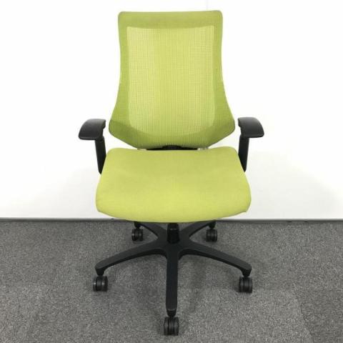 【中古】エフメッシュ KF-370JB-T1Q6 イトーキ（ITOKI） 肘付ハイバックチェア