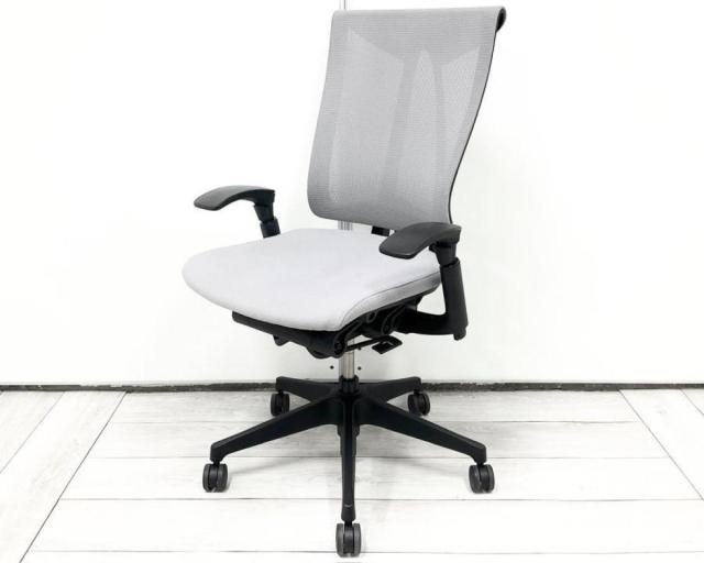 【中古】セレーオチェア KF-570JB1-TTW6 イトーキ（ITOKI） 肘付ハイバックチェア