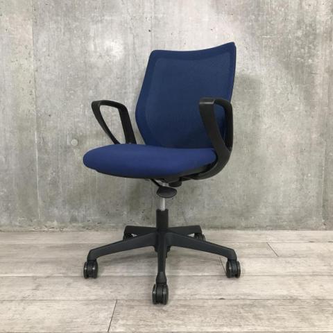 【中古】CG-M メッシュ CG21ZR-FZK3 オカムラ（okamura） 肘付ローバックチェア