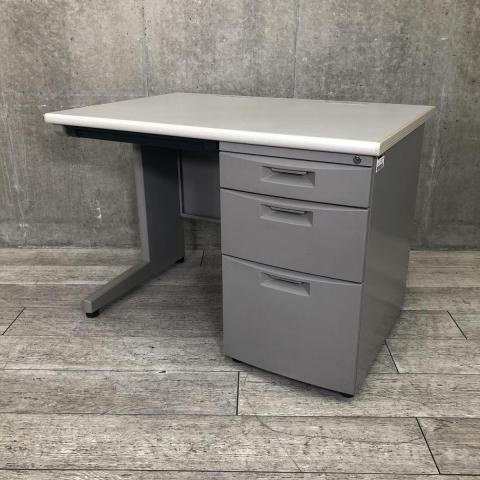 【中古】CZN デスク CZN-107CA-WE イトーキ（ITOKI） 片袖机