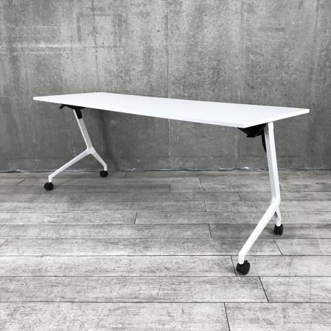 【中古】スレント  イトーキ（ITOKI） スタックテーブル(長机/折りたたみ/会議用)