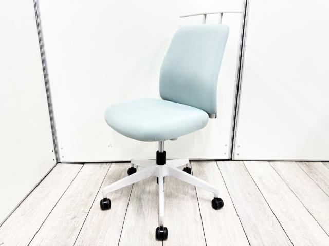 【中古】Elua（エルア） C02S-W101C コクヨ（KOKUYO） 肘無ローバックチェア