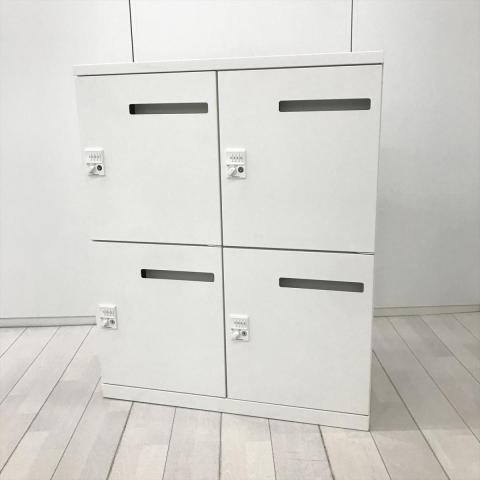 【中古】ピクスライン 4B23YM ZA75 オカムラ（okamura） 4人用パーソナルロッカー