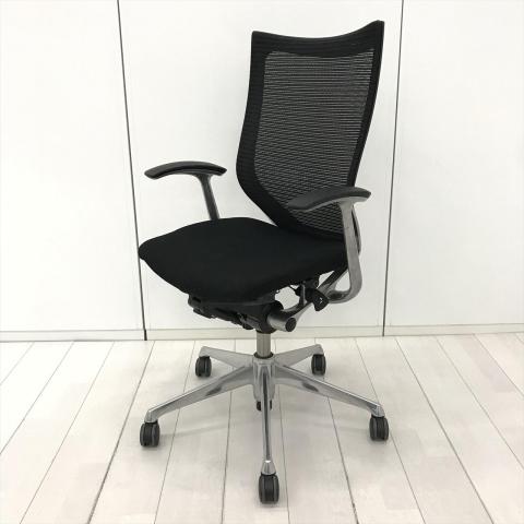 【中古】バロンチェア CP45BR FDF1 オカムラ（okamura） 肘付ハイバックチェア