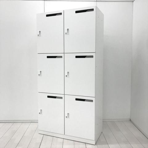 【中古】エディアロッカー BWU-RN62XM79SAW コクヨ（KOKUYO） 6人用パーソナルロッカー