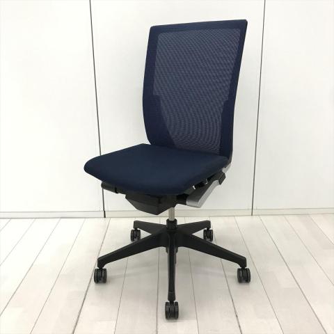 【中古】ヴェントチェア KE-830JB-T1B2 イトーキ（ITOKI） 肘無ハイバックチェア