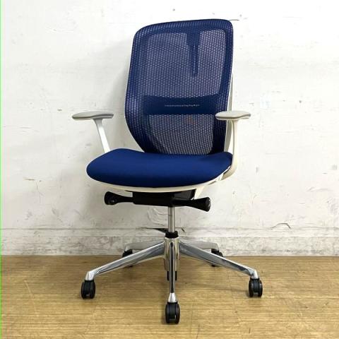 【中古】シルフィーメッシュ C635BW FMP3 オカムラ（okamura） 肘付ハイバックチェア
