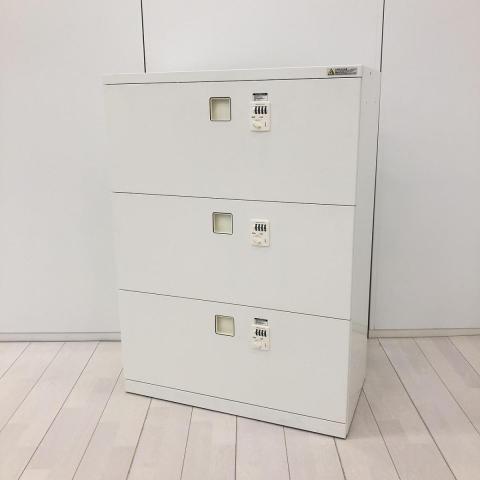 【中古】レクトライン 4MG3EY　ZA75 オカムラ（okamura） ローキャビネット／ラテラル